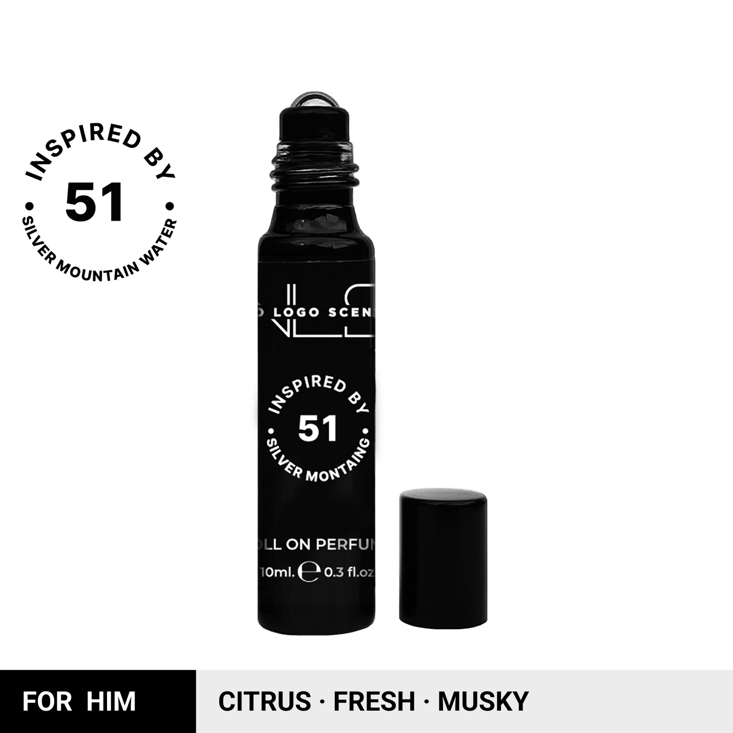 No.51 - Inspired by Silver Mountain Water | Roll On Perfume
